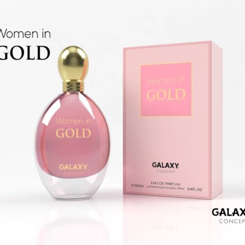 galaxy concept perfume 100ml women in gold
