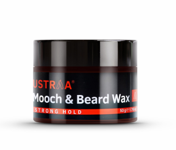 mooch & beard wax strong hold 50 gm